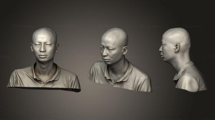Busts and bas-reliefs of famous people (TA Web, BUSTC_1048) 3D models for cnc